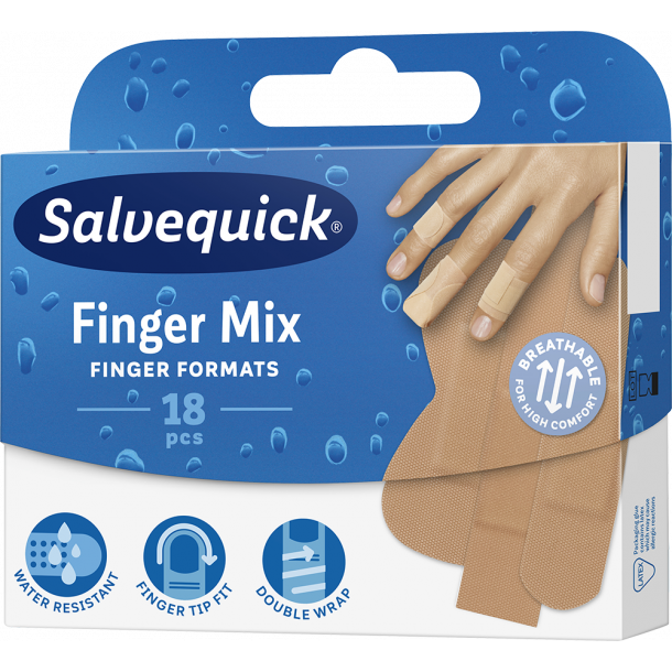 Salvequick Finger Mix 18 st