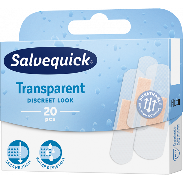 Salvequick Transparent 20 st