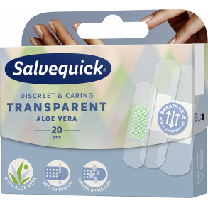 Salvequick Aloe Vera Transparent 20st