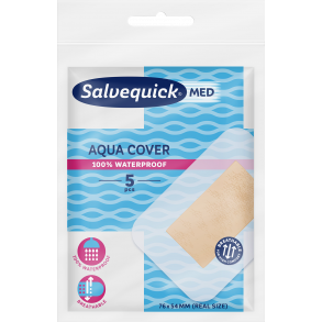 Salvequick Med Aqua Cover 5st