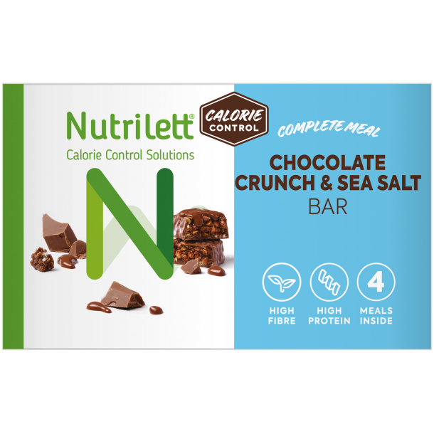 Nutrilett Chocolate Crunch Sea Salt Bar 4-pack