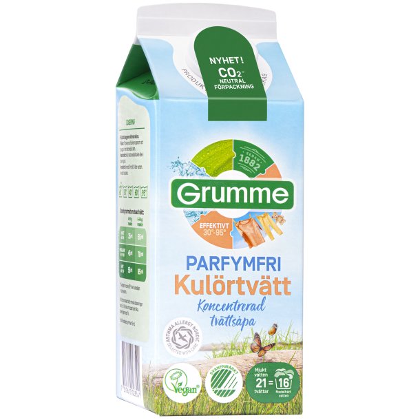 Grumme Flytande Kulrtvtt Sensitive Oparf  750ml