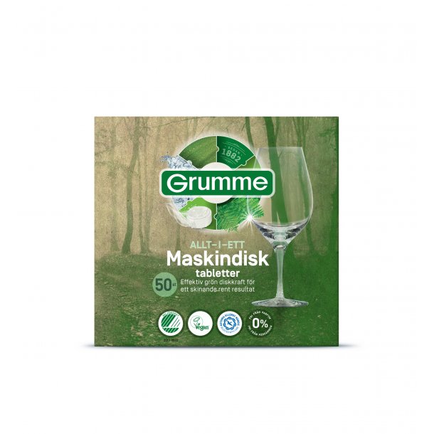 Grumme Maskindisktabletter 50-pack