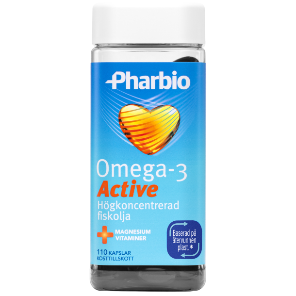 Pharbio Omega 3 Active Pharbio Personalbutiken Solna