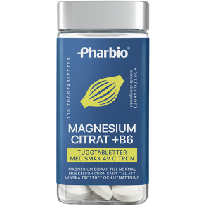 Pharbio Magnesiumcitrat +B6 (tugg)