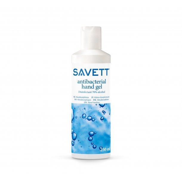 Savett Antibacterial Hand gel 250 ml