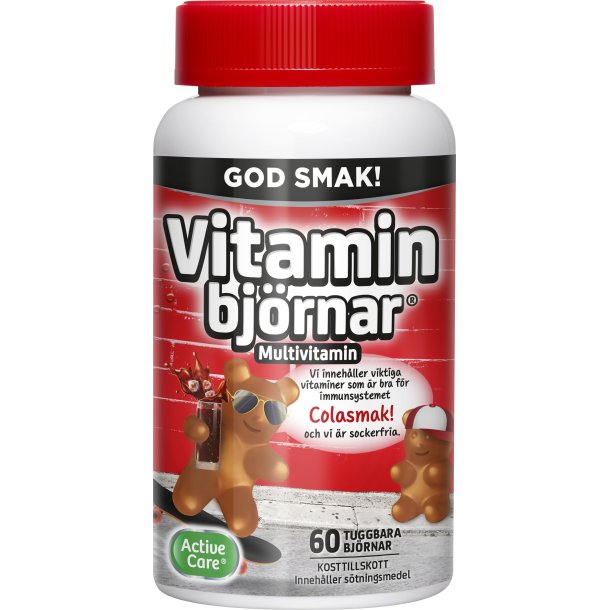 Active Care Vitamin Bjrnar Cola Smak