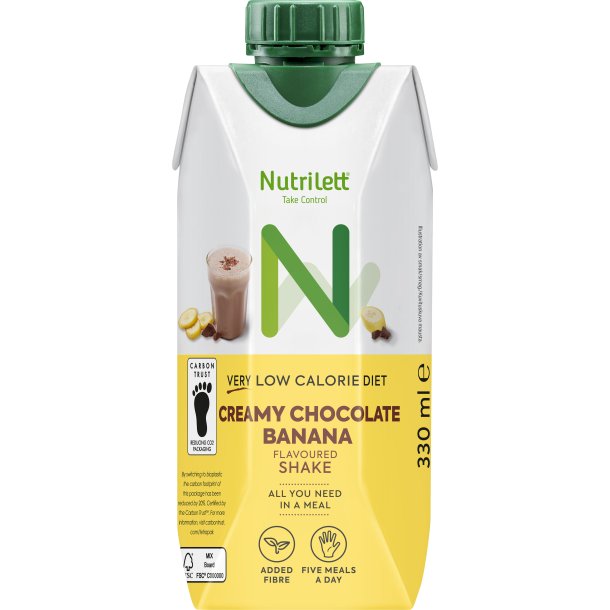 Nutrilett Creamy Chocolate Banana 330ml 