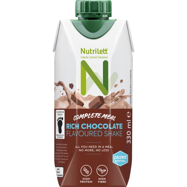 Nutrilett Drink Chocolate Less Sugar 330 ml